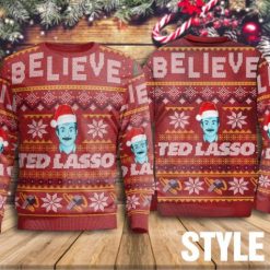 Believe Ted Lasso All Over Print Sweater