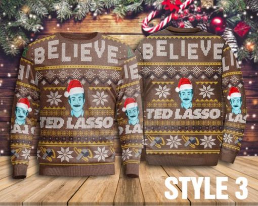 Believe Ted Lasso All Over Print Sweater