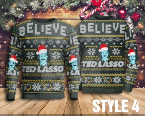 Believe Ted Lasso All Over Print Sweater