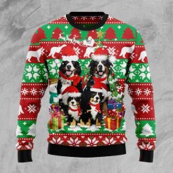 Bernese Mountain Dog Family 3D Sweater