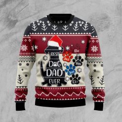 Best Dog Dad Ever 3D Sweater