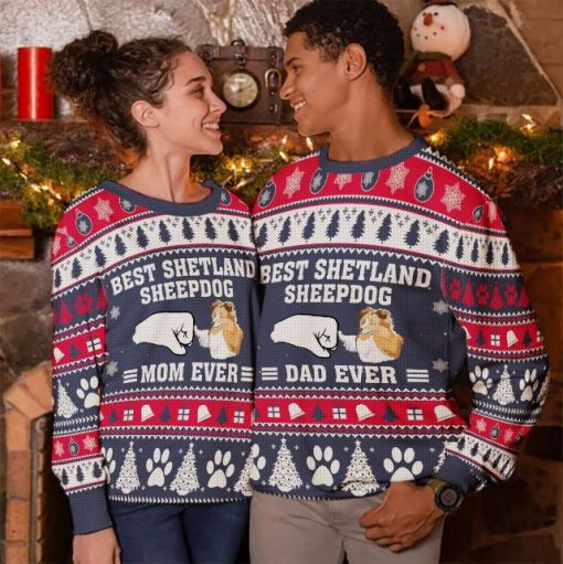 Best Shetland Sheepdog Dad Ever 3D Sweater