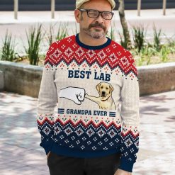 Best Labrador Grandpa Ever 3d Sweater