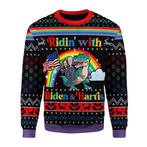 Biden And Harris LGBT 3D Sweater