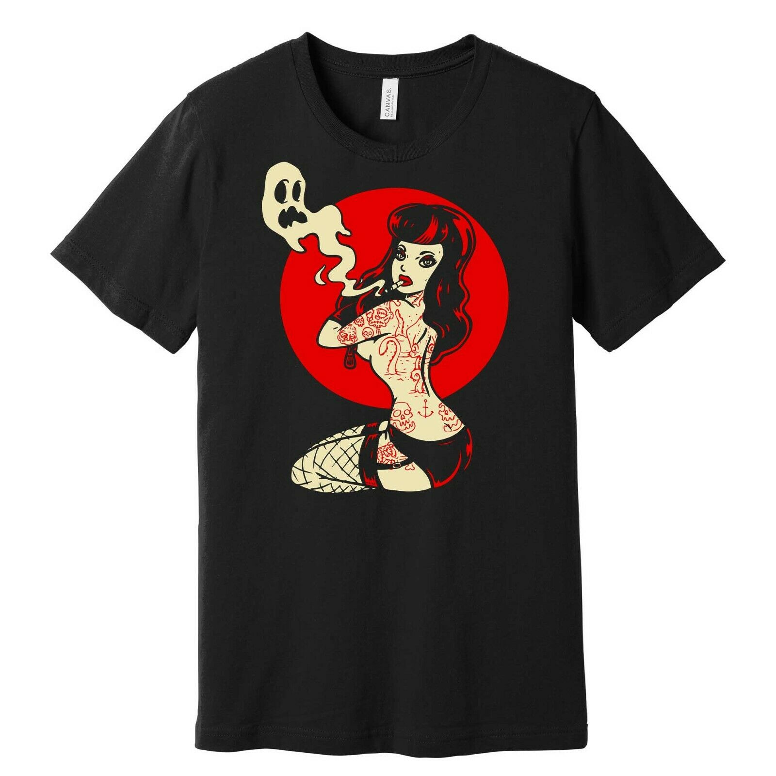 Burlesque Goth Girl Unisex T-Shirt