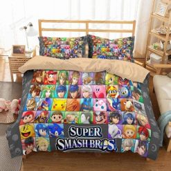 Characters Of Super Smash Bros Ultimate Bedding Set