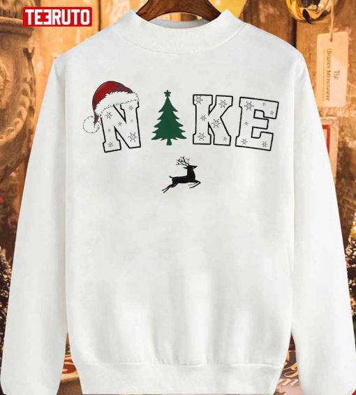 Christmas Nike Reindeer Unisex Sweatshirt