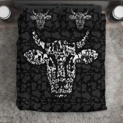 Cow In Head Bedding Set