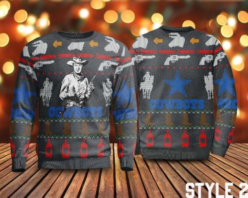 Cowboy Sweater Sweashirt, Western Sweater Christmas Gift