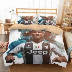 Cr7 Juventus Fc 3D Bedding Set