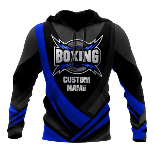 Customize Name Boxing Hoodie All Over Printed