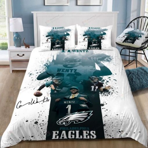 Customize Philadelphia Eagles 3D Bedding Set