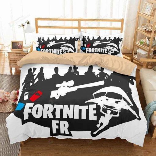 Customize Fortnite FR Bedding Set