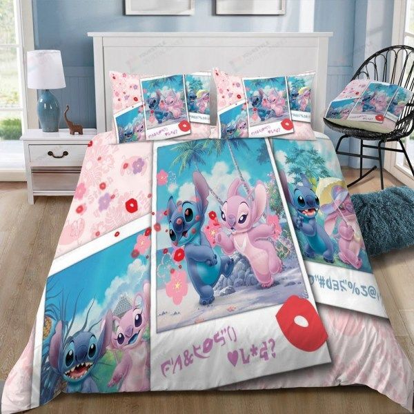 Stitch Picture Collage Bedding Set, Photo Collage Duvet Cover