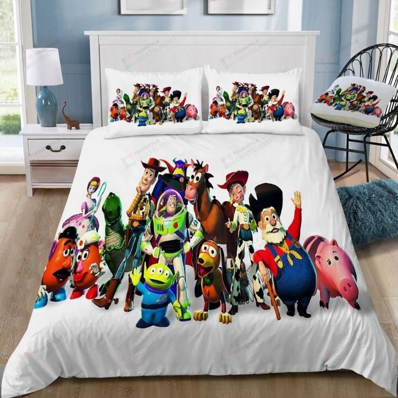 Disney Toy Story All Characters Bedding, Disney Bed Covers King Size