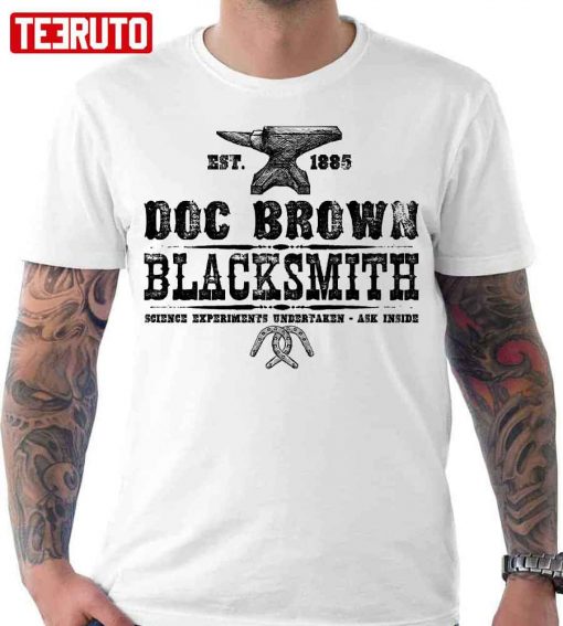 Doc Brown Blacksmith Back To The Future Inspired Design Unisex Sweatshirt