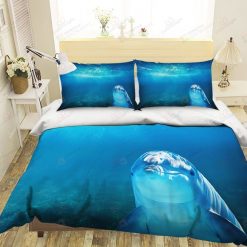 Dolphin In Ocean Bedding Set