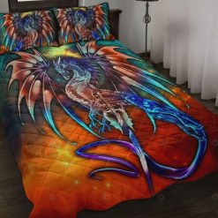Dragon And Sword Quilt Bedding Set