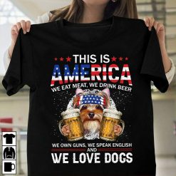 Drink Beer Love Dogs Unisex T-Shirt