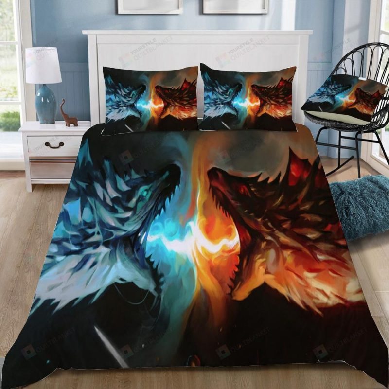 Drogo & Viserion Game Of Thrones Bedding Set Teeruto