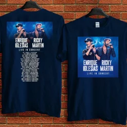 Enrique Iglesias And Ricky Martin Live In Concert Tour 2021 Unisex T-Shirt