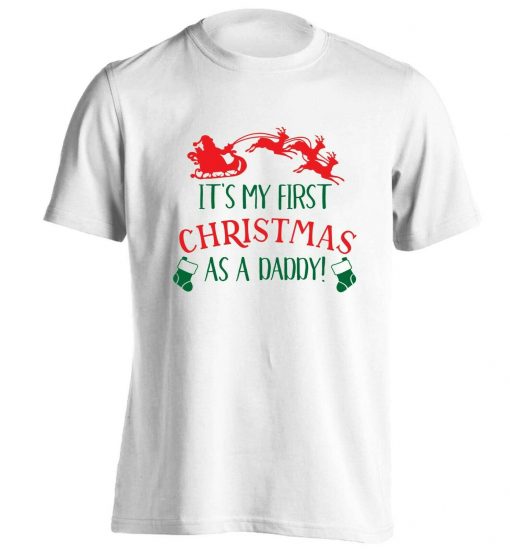 First Christmas As A Daddy Unisex T-Shirt