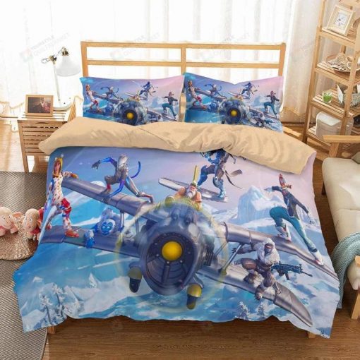 Fortnite Airplane Bedding Set