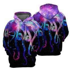 Galaxy Octopus 3D Hoodie