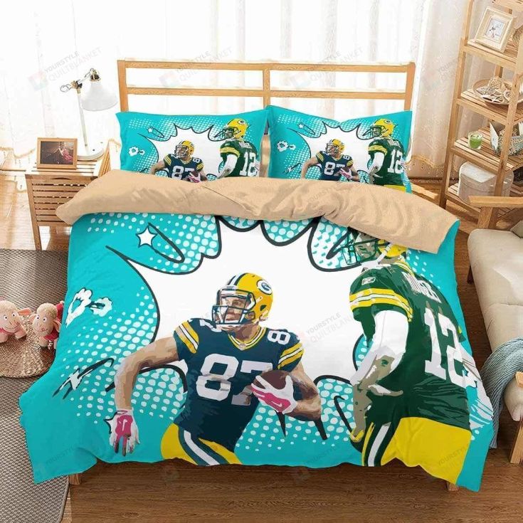 Green Bay Packers 3d Bedding Set Teeruto, Green Bay Packers Twin Size Bedding