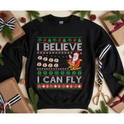 I Believe I Can Fly Santa Sweatshirt