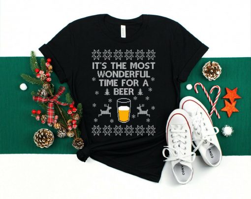 It’s The Most Wonderful Time For A Beer Xmas Unisex T-Shirt