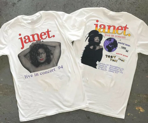 Janet Jackson Live In Concert Unisex T-Shirt