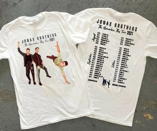 Jonas Brothers The Remember This Tour 2021 Unisex T-Shirt