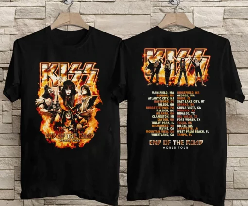 KISS End Of The Road World Tour 2021 Unisex T-Shirt