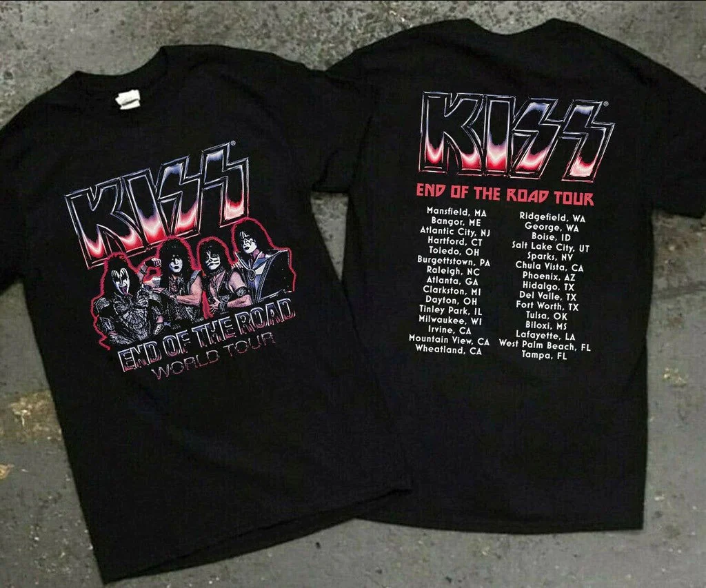 KISS End Of The Road World Tour 2020 Dates S-5XL Men women T-shirt 
