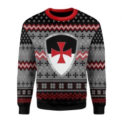 Knight Templar 3D Sweater