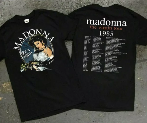 Madonna The Virgin Tour 1985 Unisex T-Shirt