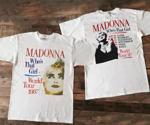 Madonna Who’s That Girl World Tour Unisex T-Shirt