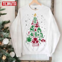 Marvel Christmas Tree Avengers Unisex Sweatshirt