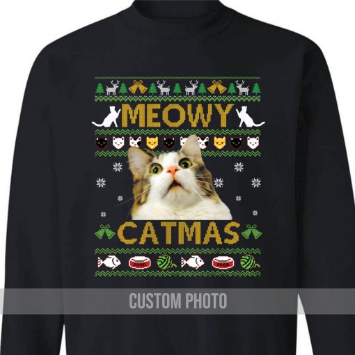 Meowy Catmas Christmas Unisex Sweatshirt