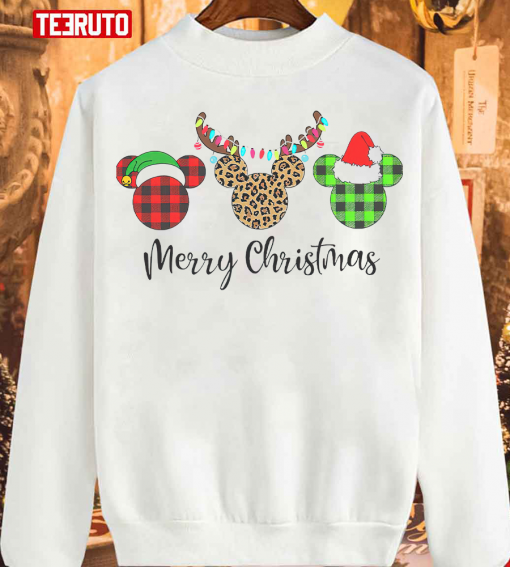 Mickey Disney Merry Christmas Unisex Sweatshirt