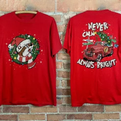 Never Calm Always Christmas Unisex T-Shirt