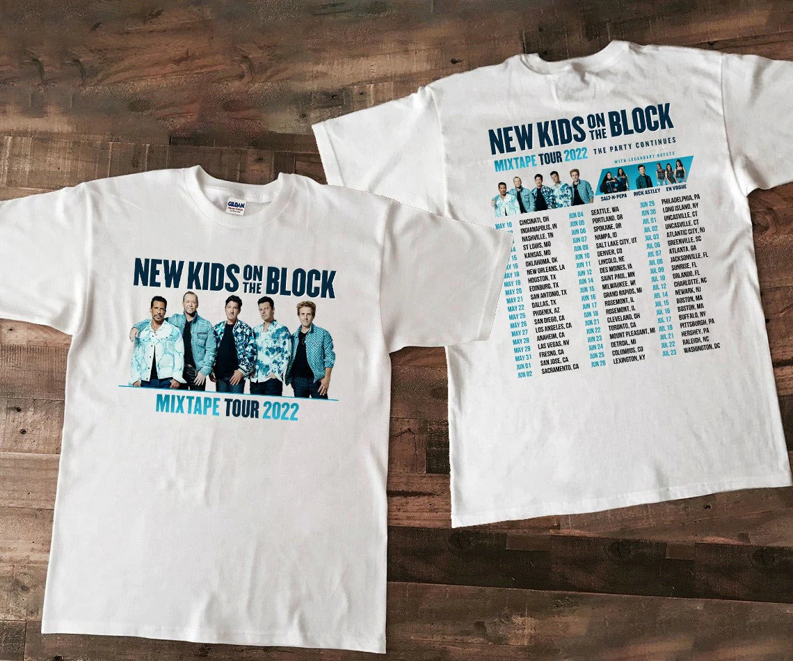 New Kids On The Block Mixtape Tour 2022 Unisex T-Shirt