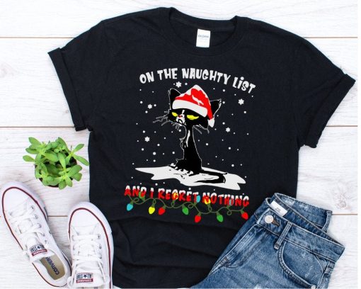 On The Naughty List Xmas Unisex T-Shirt