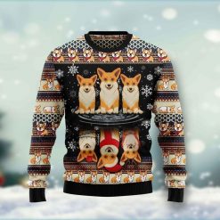 Pembroke Welsh Corgi Christmas Wool Knitted Sweater