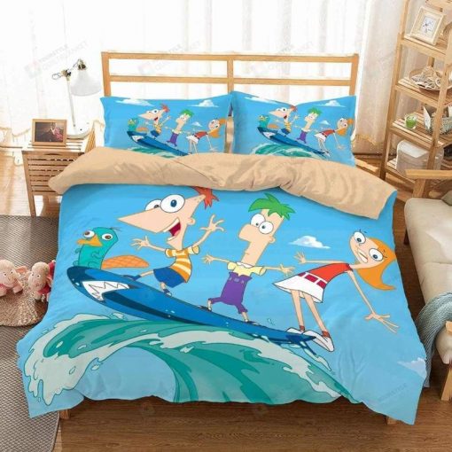 Phineas And Ferb Bedding Set