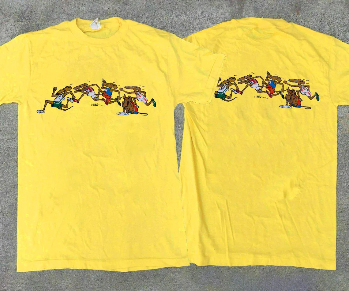 Rat Race Ocean Beach Crazy Hawaii Graphic Unisex T-Shirt