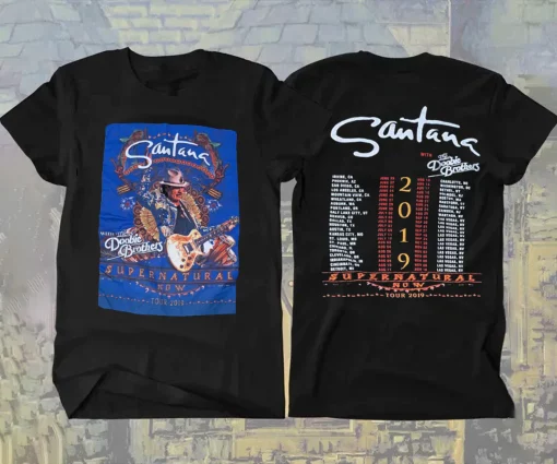 SANTANA 2019 Supernatural Now with Doobie Brothers Unisex T-Shirt