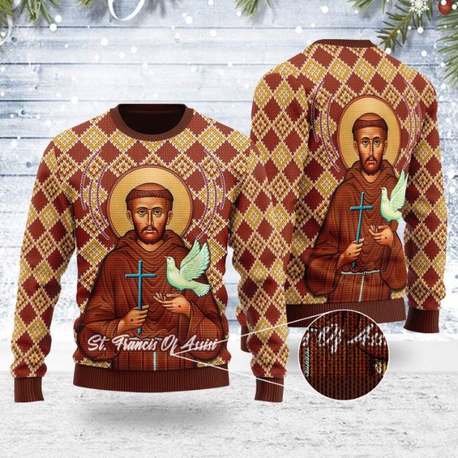 Saint Francis Of Assisi Sweater