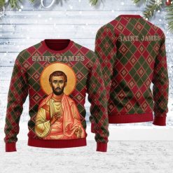 Saint James The Less Argyle Style Sweater